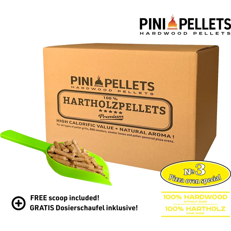 3 Hartholz Pellets Pizza Ofen Speziell für pelletbetriebene Pizzaöfen 10 Kg – Bild 2