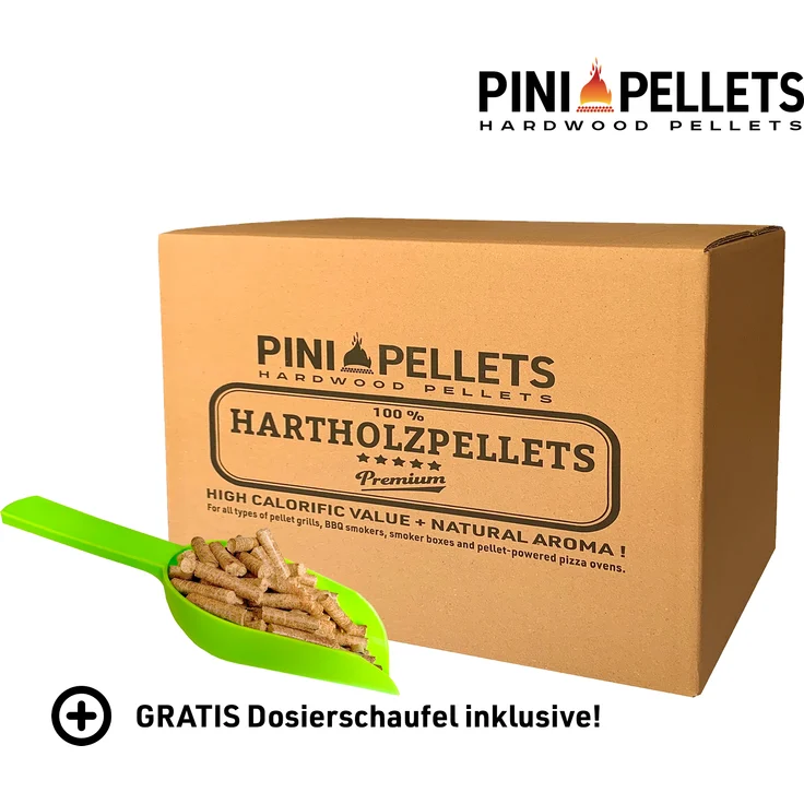 30Kg Hartholz Pellets 6 mm zum Heizen Grillen Räuchern Smoken – Bild 3