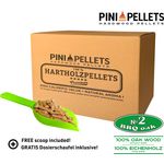 2 Hartholz Pellets 100% Eiche BBQ Oak 15 Kg Grillpellets zum Grillen Räuchern