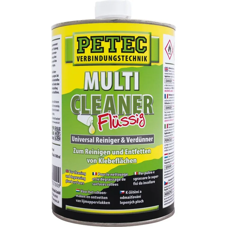 Petec Multicleaner Reiniger 1000ml - flüssig - transparent - entfernt Silikon