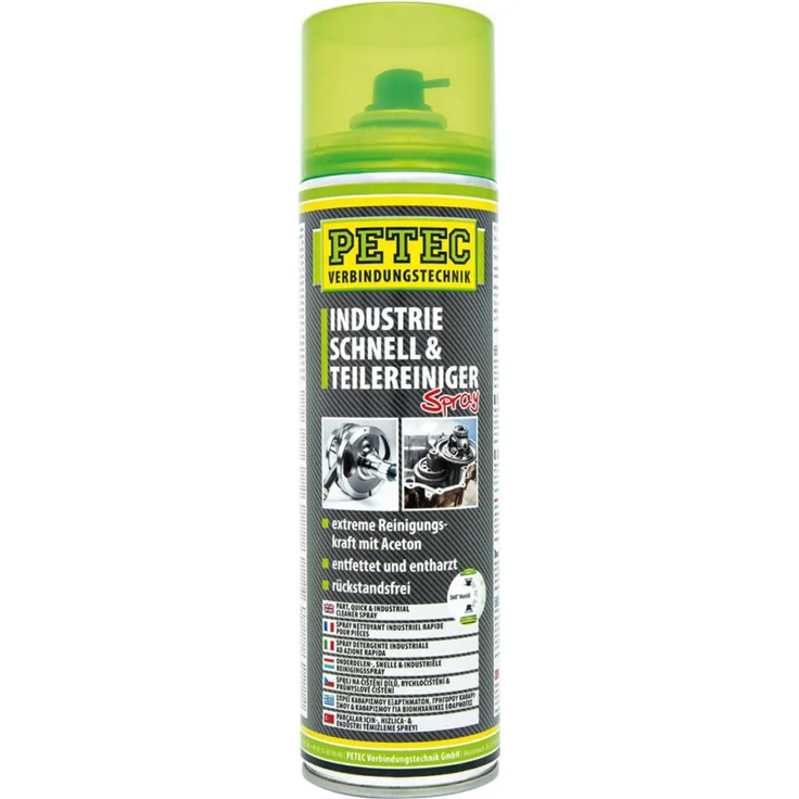 Petec 71750 Industrie Schnell- und Teilereiniger - 500ml Dose - mit Aceton