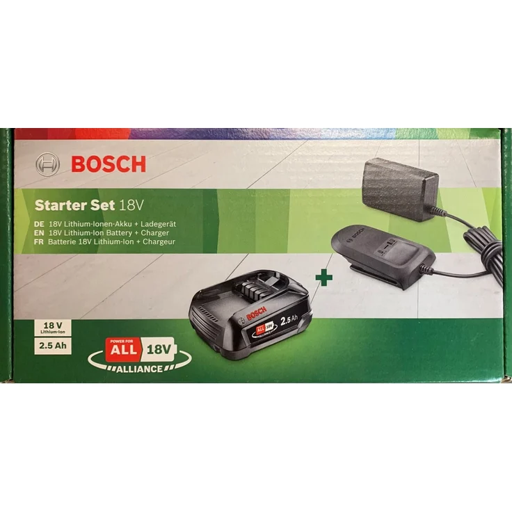 Bosch Akku Starter-Set 18 Volt 2.5 Ah Akku und AL 1810CV 1600A01T9S – Bild 3