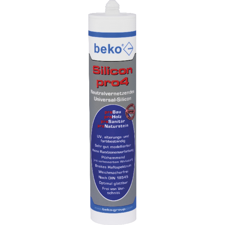 Beko pro4 Premium-Silicon 310ml - altweiß
