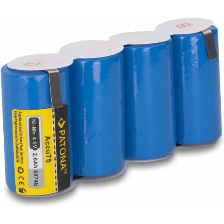 Akku passend für Gardena Accu 45, Accu 75, 4,8V, 2Ah - 8802, 8816, 8818, Ni-Mh