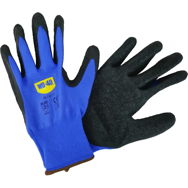 WD-40 Nylotex, Nylon-Latexhandschuh mit Strickbund Gr. 9 - WD40-HS