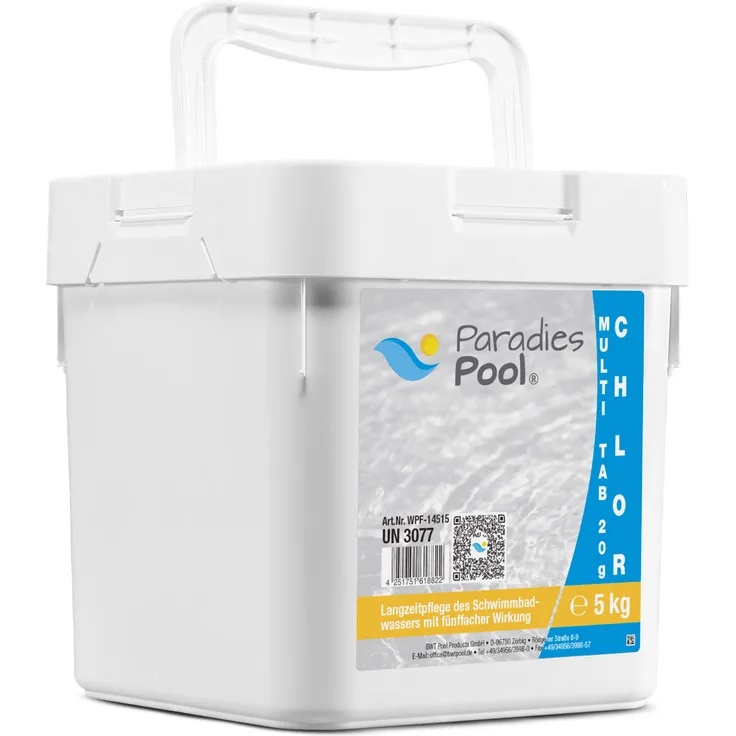 Paradies Pool Multi Tabs für Pool 20 g Tabletten, 5 kg (W4)