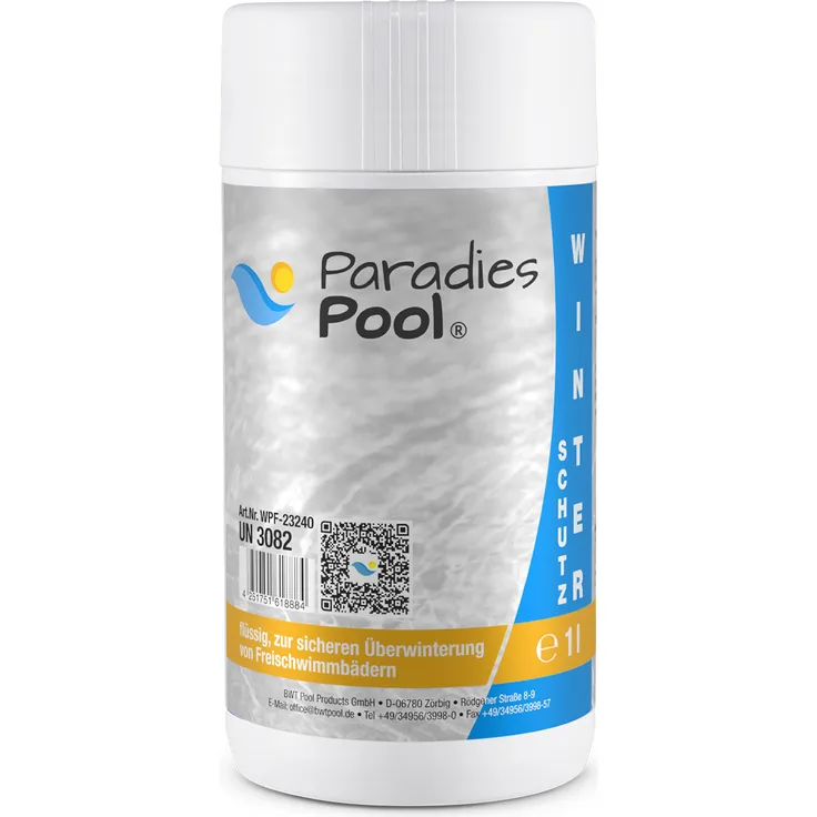 Paradies Pool Winterschutzmittel für Pool 1 Liter schaumfrei (W1)