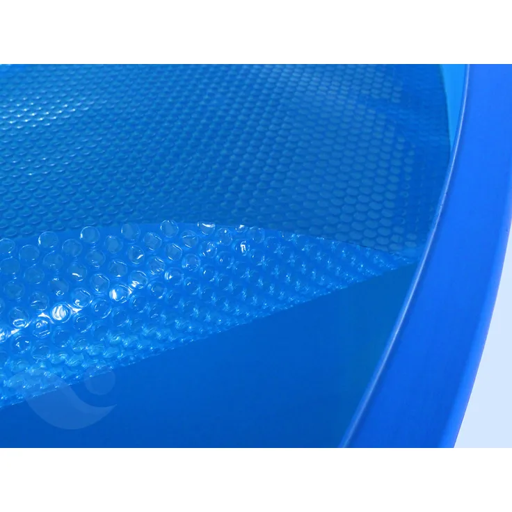 Pool Solarabdeckplane blau oval 320 x 525 cm 400 mµ (K706)
