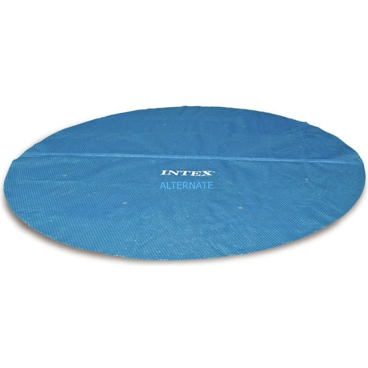 Intex Solarabdeckplane für Easy und Frame Pool 488 cm Stärke 160 Mikron, Fertigungsmaß: Circa 470 cm, 28014, Blau – Bild 1