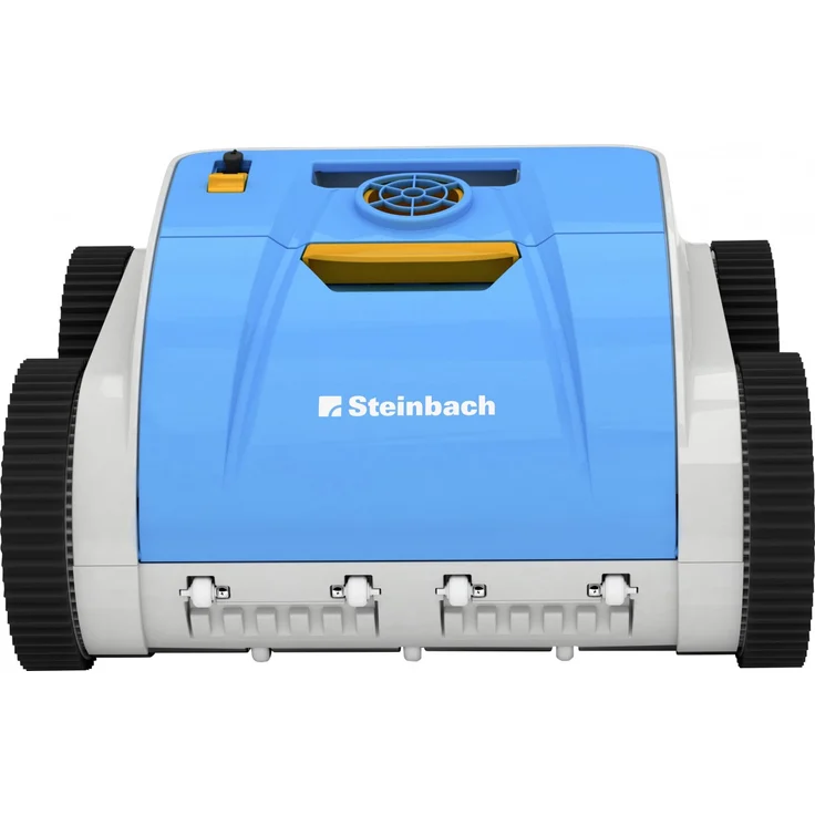 Steinbach Poolrunner Poolroboter Battery Pro bis 1,5 h Laufzeit, Pools bis 40 m², inkl. Wassersensor, 10 m³/h Filterleistung, blau, 3 unabhängige Motoren kabellos – Bild 1