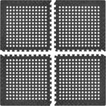 4x 60x60 Bodenschutzmatte Pool Puzzlematte Bodenschutz Matte Schutzmatte Vorzelt