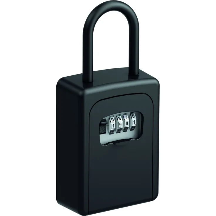 BASI - Schlüsselsafe - SSZ 200B - Schwarz - mit Zahlenschloss - Aluminium