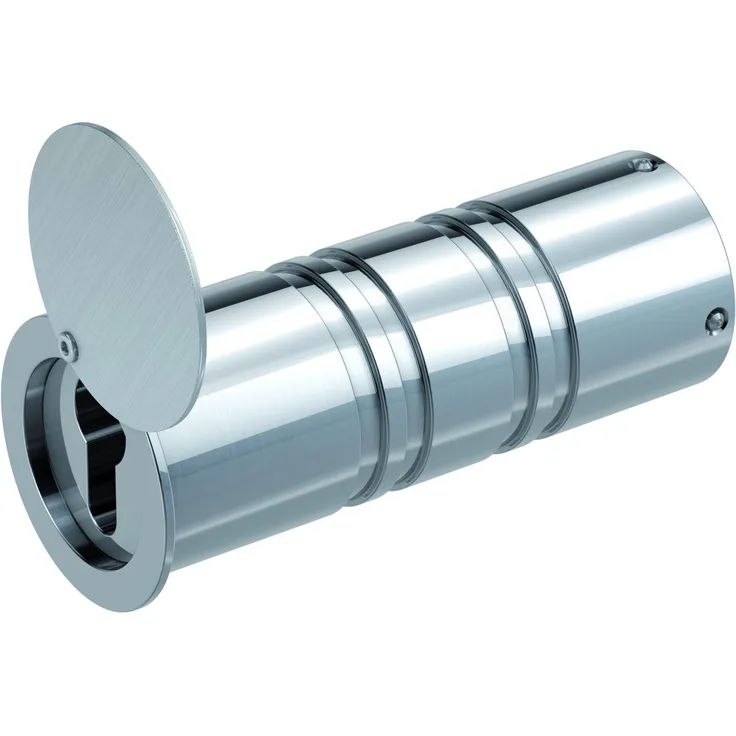 BASI - Rohrtresor - RT 101-MS - Aluminium - Verschluss aus Edelstahl - mit Maueranker & Schutzklappe