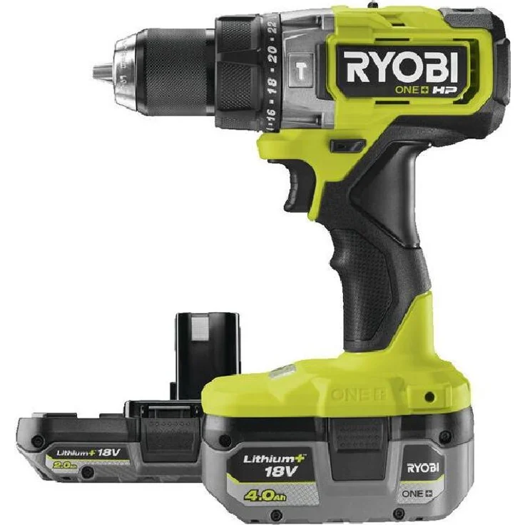 Ryobi Akku-Schlagbohrschrauber One RPD18X-242S 18 V mit 2 Akkus und Ladegerät