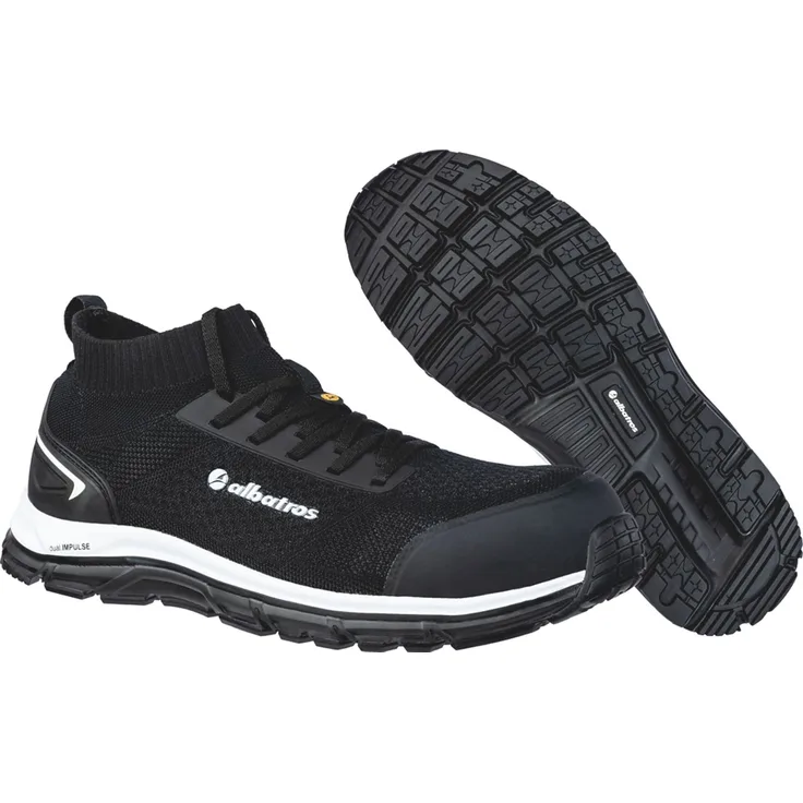 Sicherheitshalbschuhe S1P ''ULTIMATE IMPULSE BLACK LOW'' - albatros®