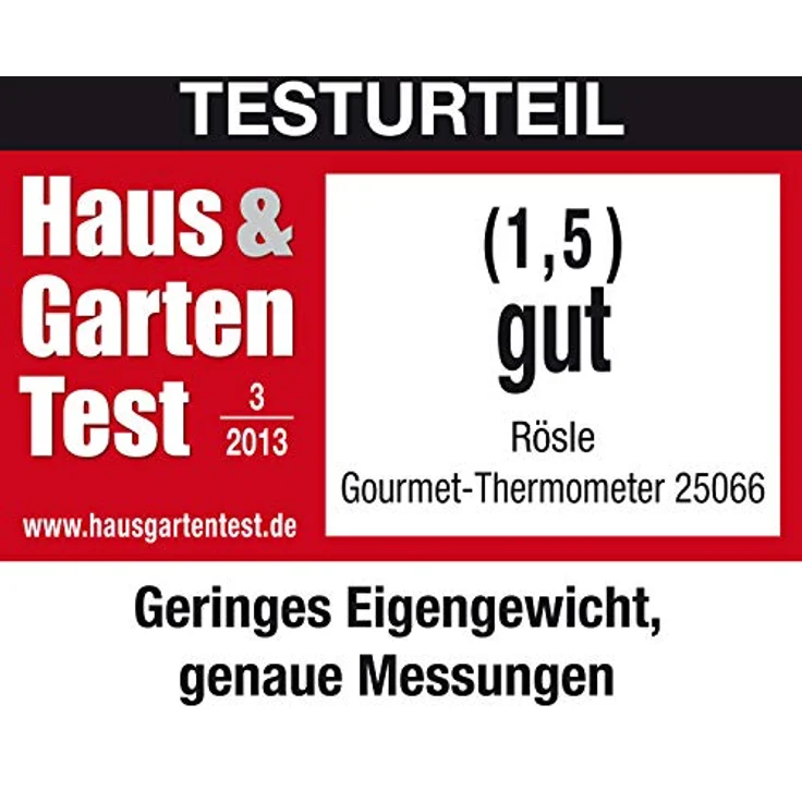RÖSLE Gourmetthermometer, Edelstahl 18-10, Länge 21,5 cm, beleuchtete Anzeige in °C und °F – Bild 11