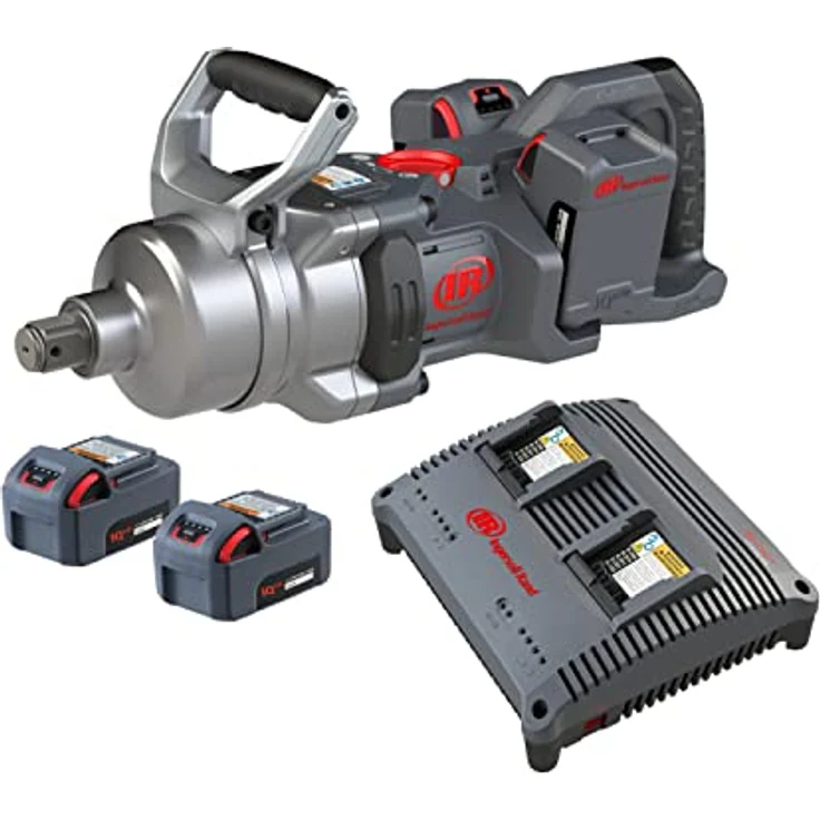 Ingersoll-Rand W9491-K4E-EU 1" 20V-Schlagschrauber mit kurzem Amboss und 4x 5,0 Ah Li-Ionen-Akkus – Bild 1