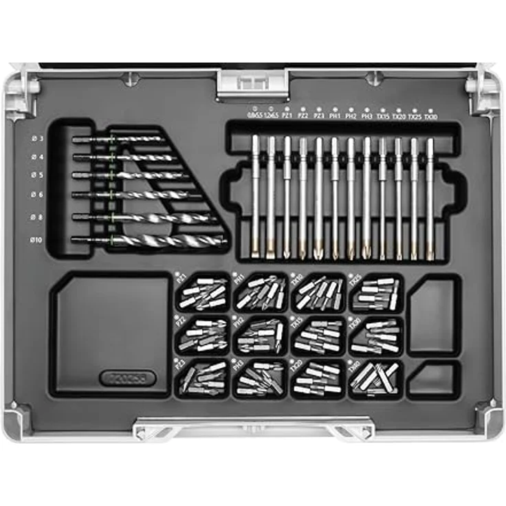 Festool SYS3 M 89 ORG CE-SORT, Montageset mit 104-teiligem CENTROTEC Zubehör für Akku-Bohrschrauber – Bild 7