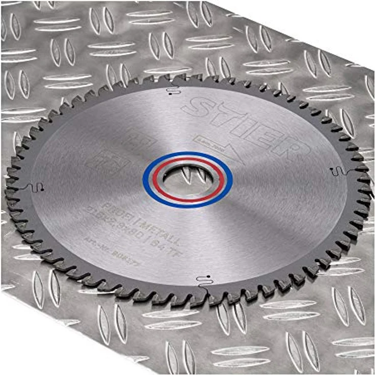 STIER Profi Kreissägeblatt, Kapp- und Gehrungssägen, Metall, 216x2,3x30, 64 Trapez- und Flachzähne, 0° Spanwinkel – Bild 2