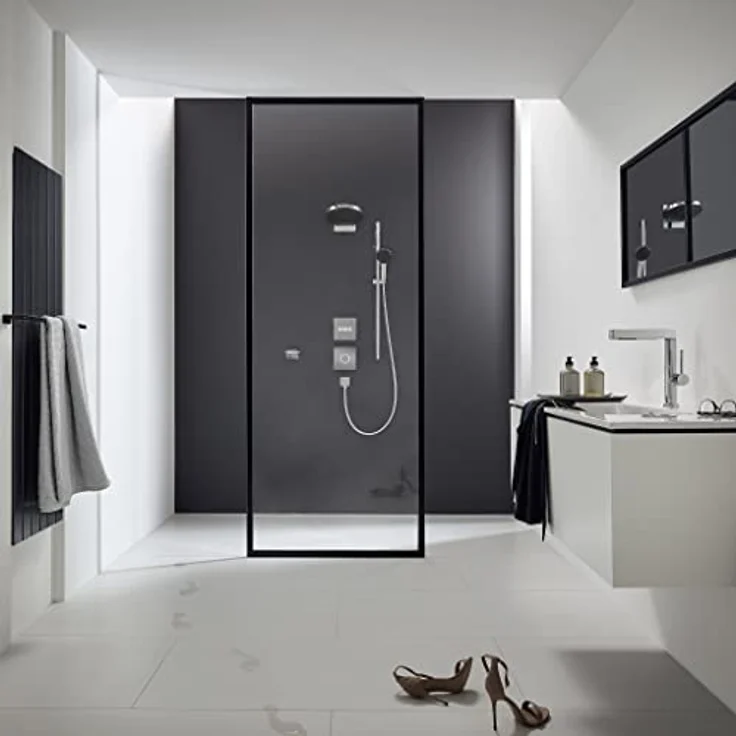 hansgrohe Duschset Pulsify Select S, Duschkopf mit Schlauch und Halterung, verstellbar, Handbrause mit 3 Strahlarten Relaxation, Chrom – Bild 2