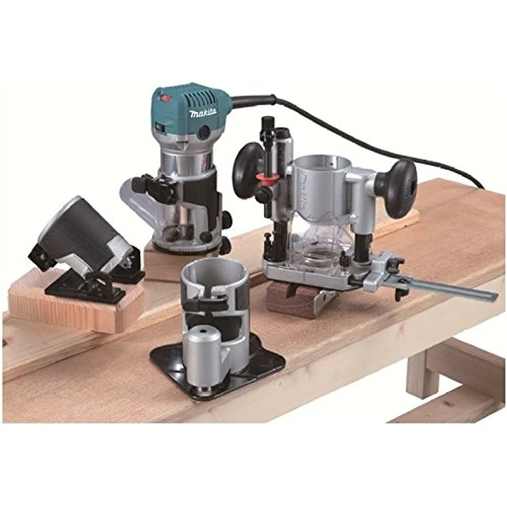 Makita 710W Multifunktions-Fräser im Mak-Pac-Koffer mit Zubehör - RT0700CX3J - Preisvergleich – Bild 4