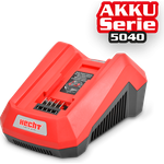 Hecht Akku-Ladegerät 005046 für 40V 5040-Serie, kompatibel mit 2,5Ah & 4,0Ah Akkus, intelligenter Ladeschutz, LED-Anzeige