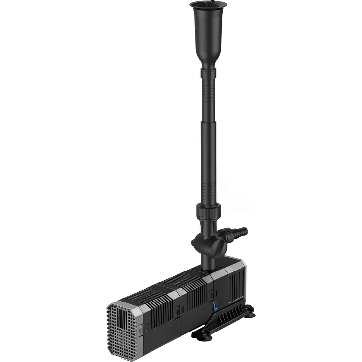 SunSun CHJ-1503 SuperECO Teichpumpe, 1500 l/h, 25 W, 1,8 m Förderhöhe, höhenverstellbar, mit Filterschwamm
