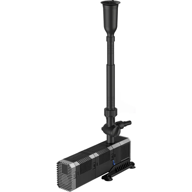 SunSun CHJ-1503 SuperECO Teichpumpe, 1500 l/h, 25 W, 1,8 m Förderhöhe, höhenverstellbar, mit Filterschwamm