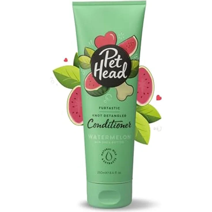 Pet Head Furtastic Conditioner für Hunde, 250 ml, mit Wassermelonenduft und pflegenden Inhaltsstoffen
