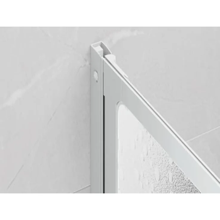 vidaXL Badewannen Faltwand Duschabtrennung 141 x 132 cm – Bild 8