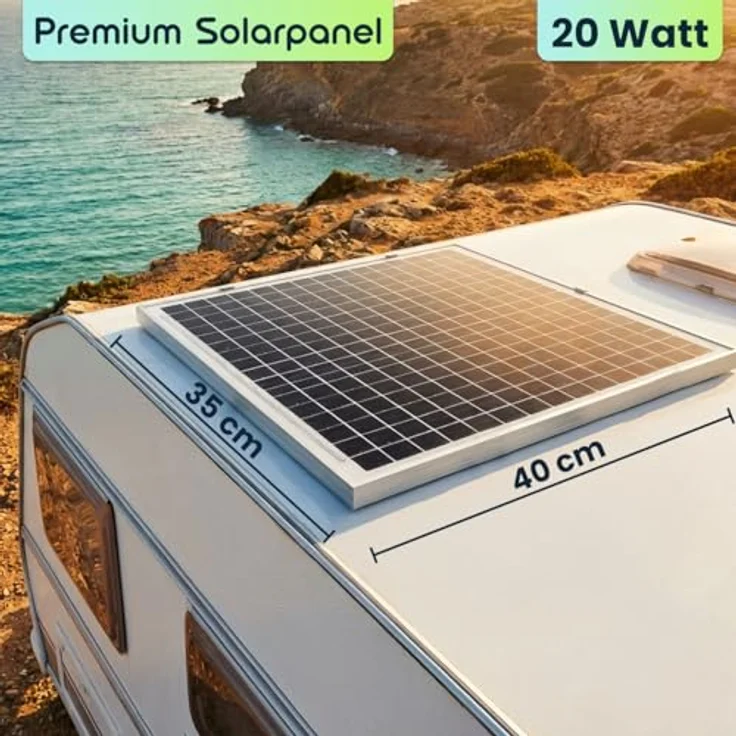 ideoon Mobiles Powerstation Set 88,8Wh mit 20W Solarmodul, 230V Steckdose, USB-C PD 65W, LED-Leuchte für Camping & Outdoor, schwarz-orange – Bild 3