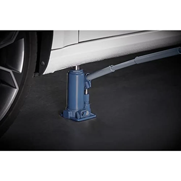 cartrend hydraulischer Wagenheber, Stockwagenheber, Stempel-Wagenheber, Tragkraft bis 5000 kg, gefertigt aus Qualitätsstahl – Bild 4