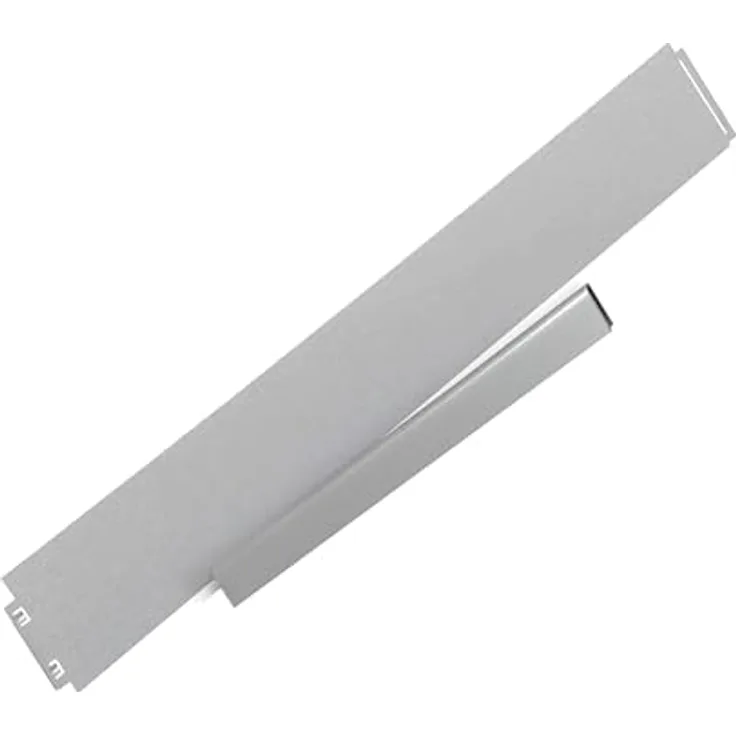 IRKA Rasenkanten schmal 18 cm mit Versteifungskante + klick-Fix-System + doppelter Korrosionsschutz | Flexible Beeteinfassung Metall | Rasenkante verzinkt | 1 Meter