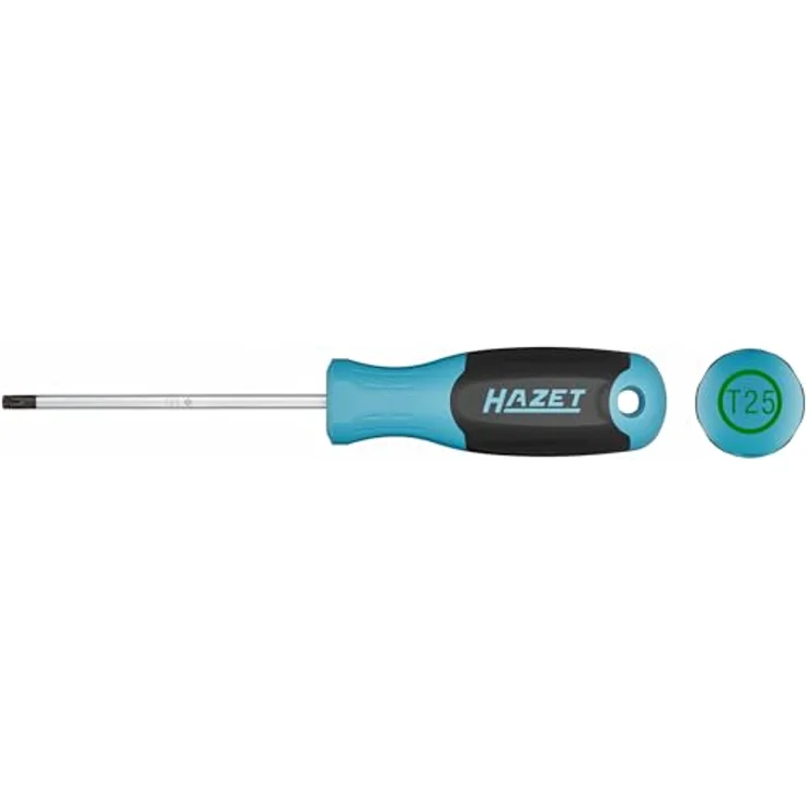 HAZET Schraubendreher 811-T25, Innen TORX Profil, rutschfester 3-Komponenten-Griff, Rundklinge, Länge 205 mm – Bild 2