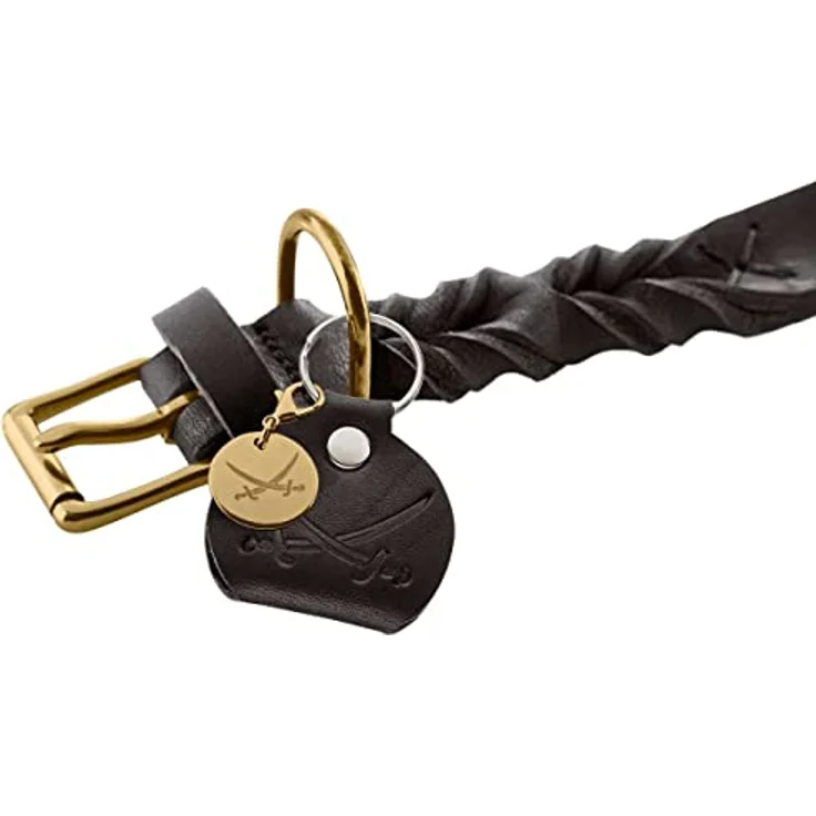 Hunter Hunde-Halsband Sansibar Solid schwarz L – Bild 3