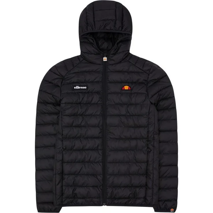 Ellesse Steppjacke Lombardy L (1-St), Arbeitsjacke in 100% Mikro-Polyester, Steppeinsätze, verdeckte Taschen und Kapuze, gesticktes Semi-Palla und ellesse-Logo, blau
