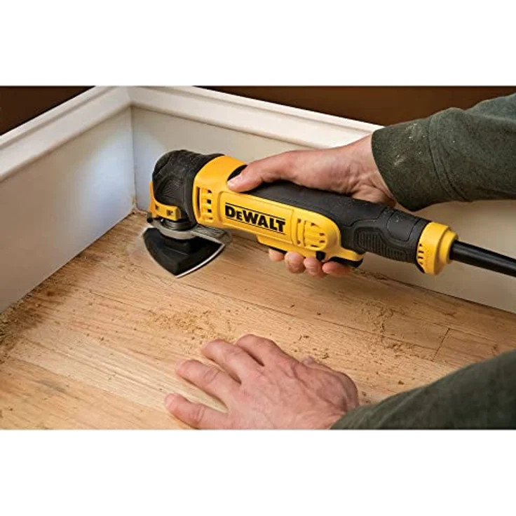 Dewalt Dreieck-Schleifpapier (Klettfix 93 x 93 mm, K80, gelocht (6 Loch ringförmig), Mehrzweck-Holz-Farbe - Trockenschliff) DT3092-QZ - Preisvergleich – Bild 5