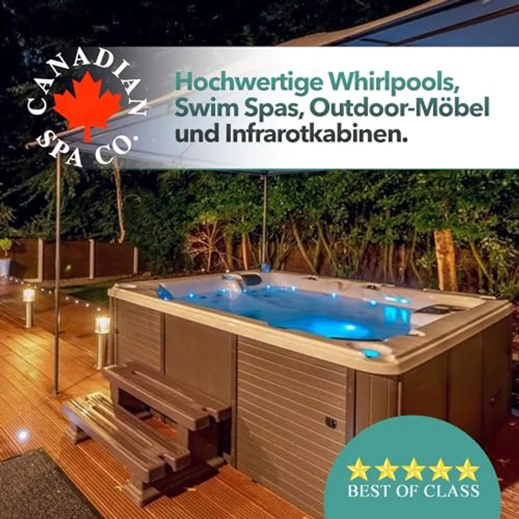 Canadian Spa GmbH Whirlpoolsitz Wassergefuelltes Sitzpolster, variable Sitzerhöhung 8 bis 13 cm, wasserdicht und robust – Bild 3