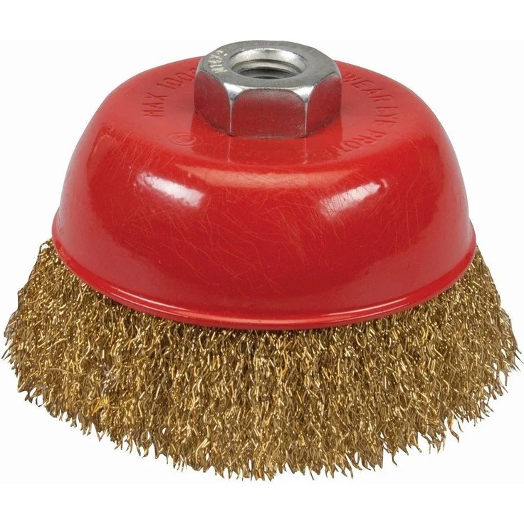 Silverline Drahtbürste, hochfester Stahldraht, 0,3 mm Durchmesser