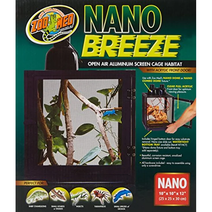 Zoo Med Labs Nano Breeze alumuninum Bildschirm Käfig – Bild 2