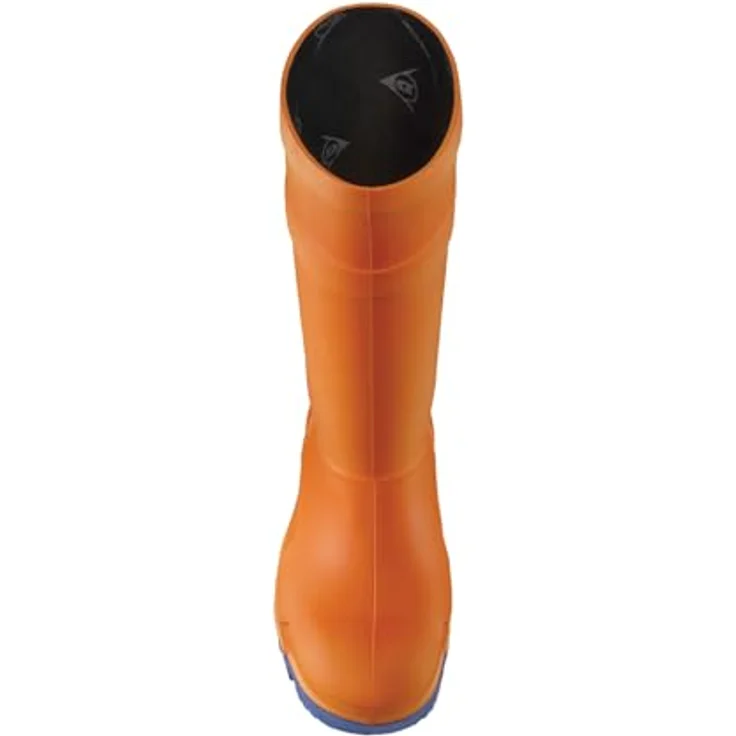 Dunlop PuroFort Thermo+, Sicherheits-Gummistiefel mit Stahlkappe, für Temperaturen bis -50 °C, orange/blau, Gr. 46 – Bild 5