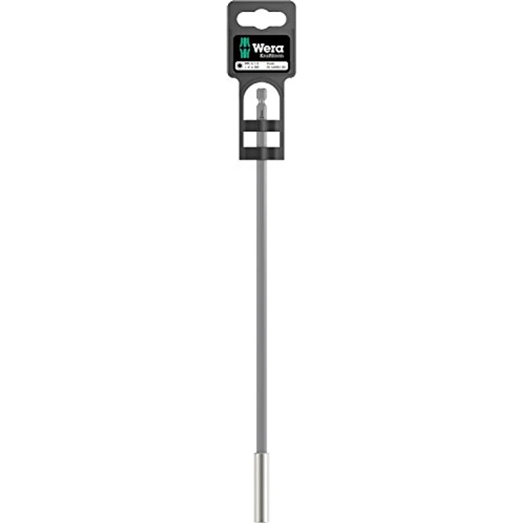 Wera 899/4/1 S, Universalhalter mit starkem Sprengring und Dauermagnet für 1/4" Bits, Edelstahlhülse – Bild 1