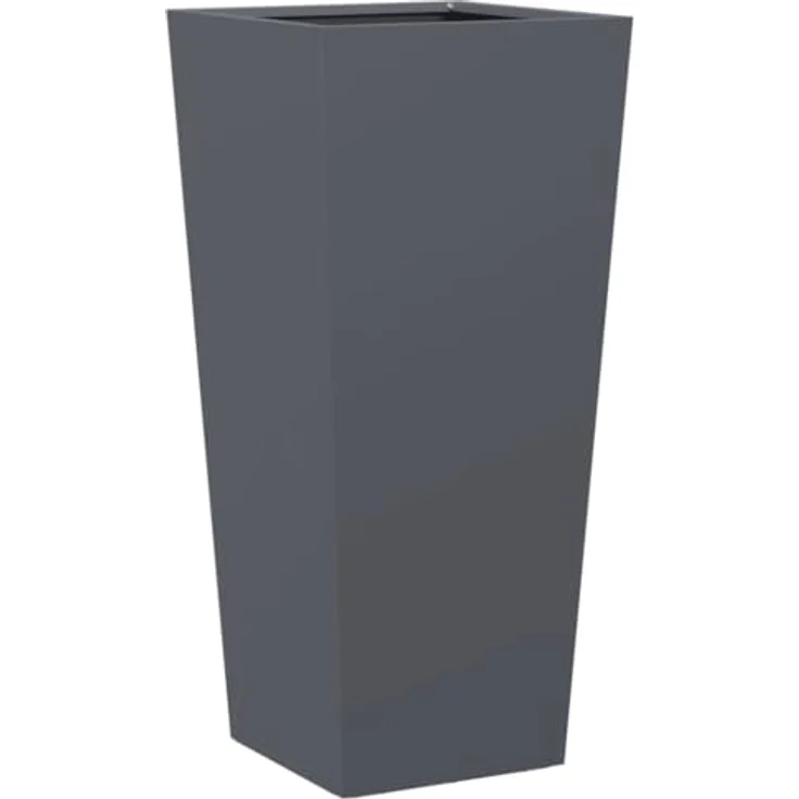 vidaXL Pflanzkübel Anthrazit 35x35x75 cm Stahl - Rostbeständig, Viel Platz, Unkraut- und Schädlingsschutz – Bild 1