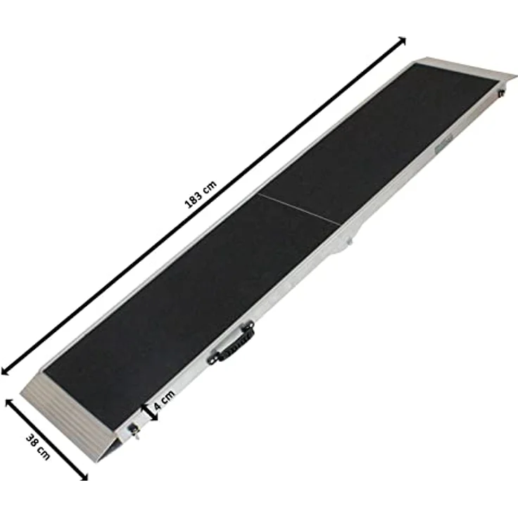 Trutzholm Hunderampe klappbar Alu Hundeautorampe Rampe Treppe Kofferraumrampe für Haustiere mit Beschichtung (183 cm) – Bild 3
