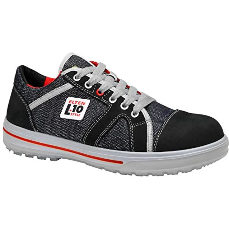 ELTEN Sicherheitsschuhe SENSATION Up Low ESD S3, Damen und Herren, Leder/Textil, Stahlkappe, leicht, sportlich, Schwarz, Größe: 41 – Bild 1