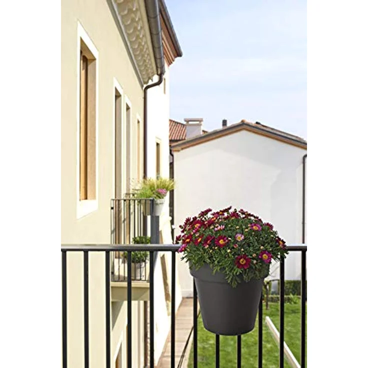 GAUTZSCH Pflanzkasten Cassetta UP, hängbar, 50 cm, anthrazit, UV- und frostbeständig, 9 l – Bild 4
