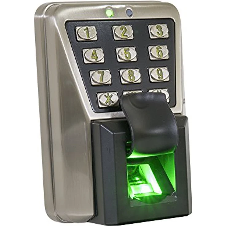 PNI Finger 300, Zugangssystem zur biometrischen Kontrolle mit Fingerabdruckleser, Passwortschutz und 3000 Fingerabdruck-Speicher, schwarz – Bild 4