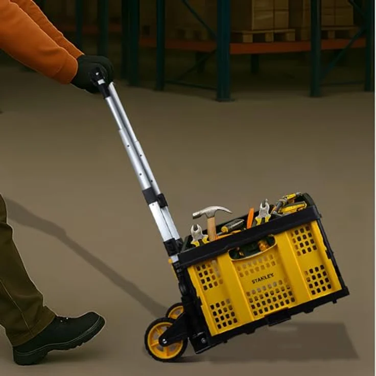 Stanley SXWTD-509, Transportwagen mit 60 kg Tragkraft, faltbar und leicht, 2 kg – Bild 16