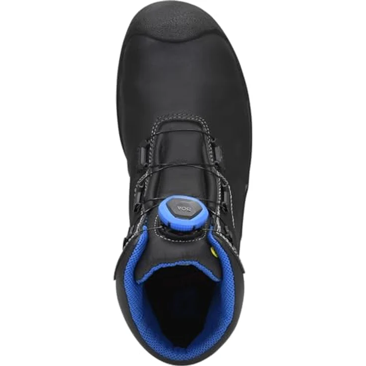 ELTEN Sicherheitsstiefel STEFANO XXSG BOA® black-blue Mid ESD S3, Gr. 45, rutschfeste PU/PU Sohle, atmungsaktives Textilfutter, EN ISO 20345:2022 zertifiziert – Bild 7