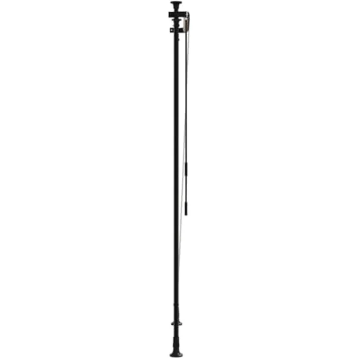 vidaXL Markise Außenrollo Gelb und Weiß 100x270 cm Stoff und Stahl, UV-beständig, einziehbar, verstellbare Höhe – Bild 5